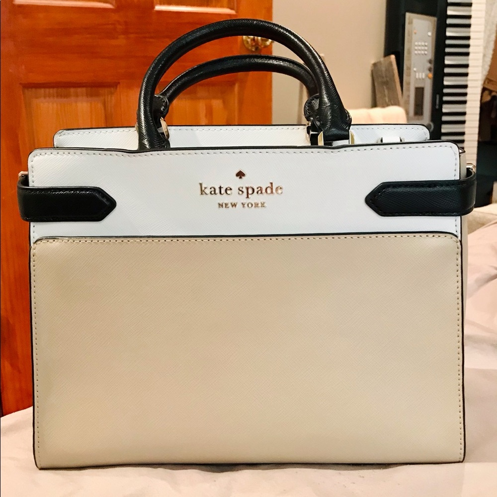 Kate Spade Staci Medium Saffiano Leather Satchel